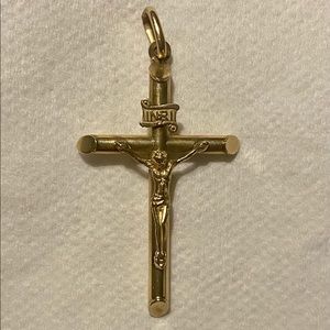 10K gold INRI crucifix